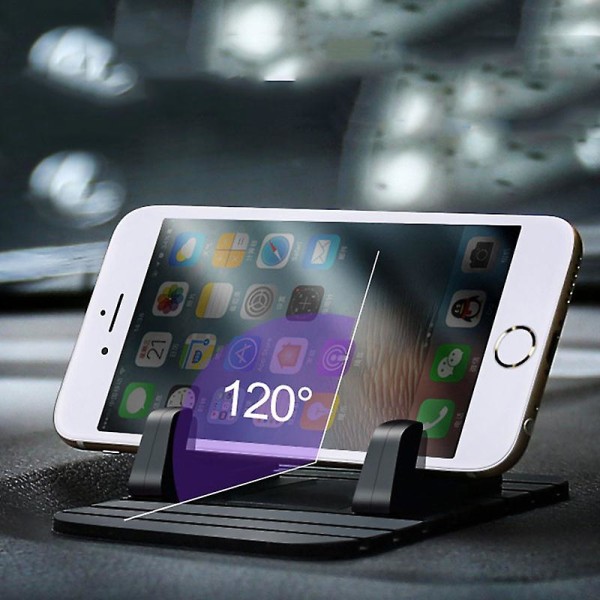 Anti Slip Bil Silikon Hållare Mat Pad Dashboard Stativ Montering För Telefon Gps Fäste För Iphone Samsung Xiaomi Huawei Universal| |