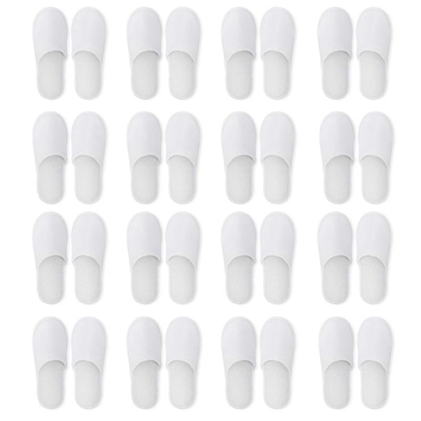 Spa Slippers 12 Pairs Of Brushed Plush Closed-toe Disposable Slippers For Men And Women Suitable For Hotel Families