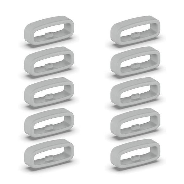 Silikonhållare 18/20/22mm Armbandsfäste Ersättningstillbehör - Perfekt Grå Gray 18MM