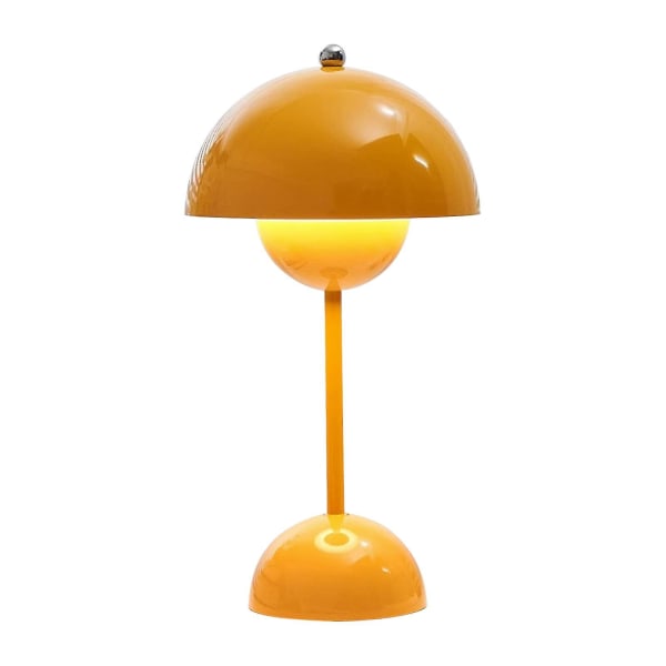 Black Friday-erbjudanden Överraskning Nordisk Dansk Blomknopp Bordslampa, Bröllopsrum, Sovrum, Skrivbordsdekoration, Lampa, Sänglampa (uppladdningsbar) Yellow