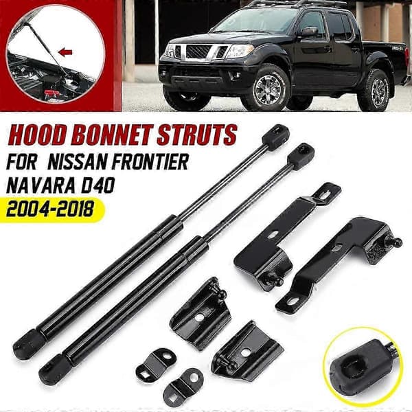 Panserløfterstøtte for Navara D40 2004-2018 Svart