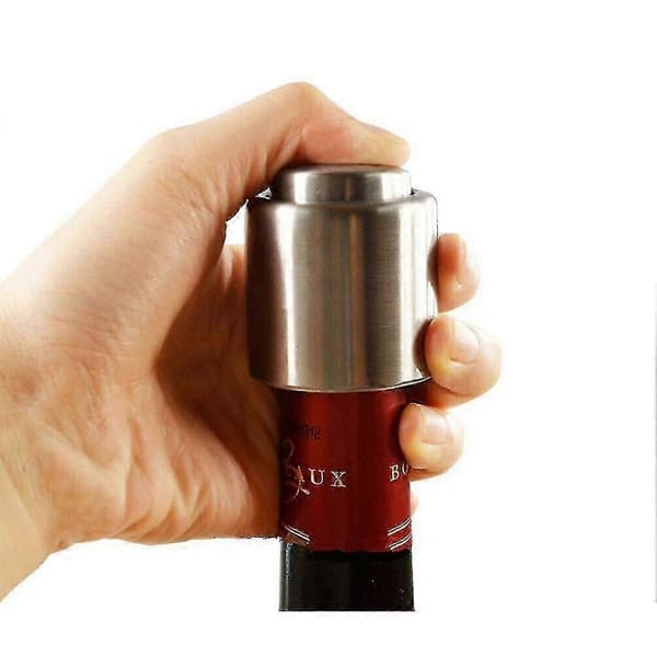 Flaskestopper i rustfritt stål Champagneflaskestopper Gave Glad H