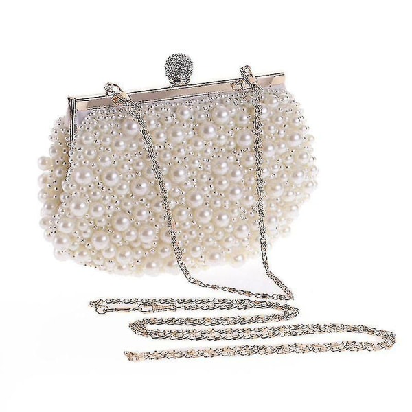 Women Luxury Beads Handbag Ladies Wedding Evening Party Prom Clutch Banquet Purse Bag_y