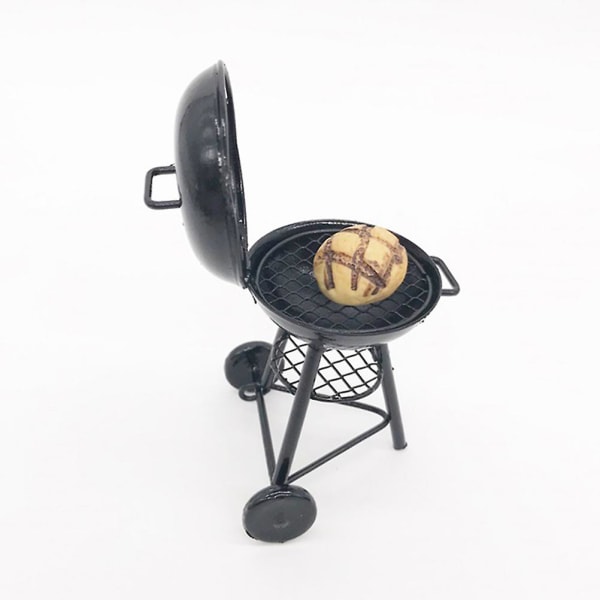 Falske grillmodeller Mini hus grill dekoration mininatur grill værktøj mini grill ovn model