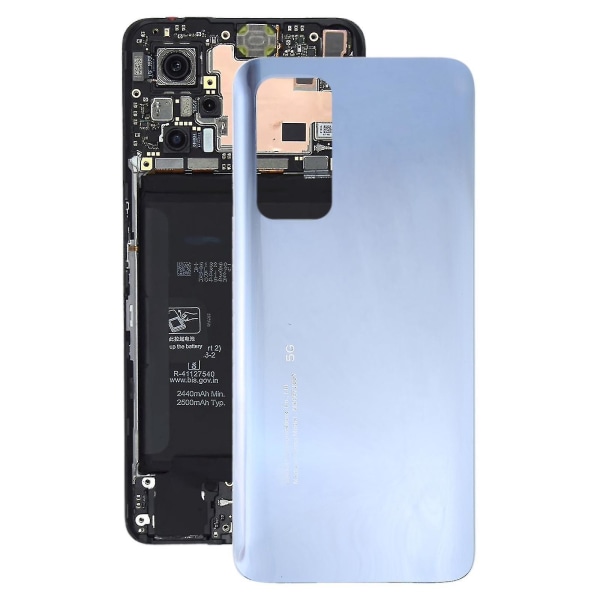 Glass Bakdeksel for Xiaomi Redmi K30s/mi 10t/mi 10t Pro Silver
