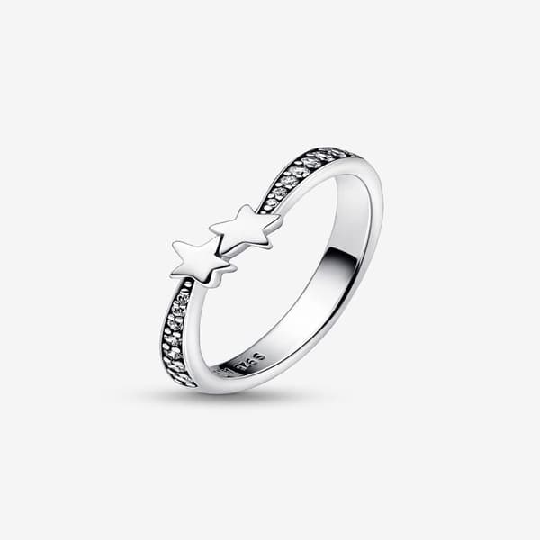 Pandora - Shooting Stars Sparkling Ring - Sterlingsilver Circumference: 54mm