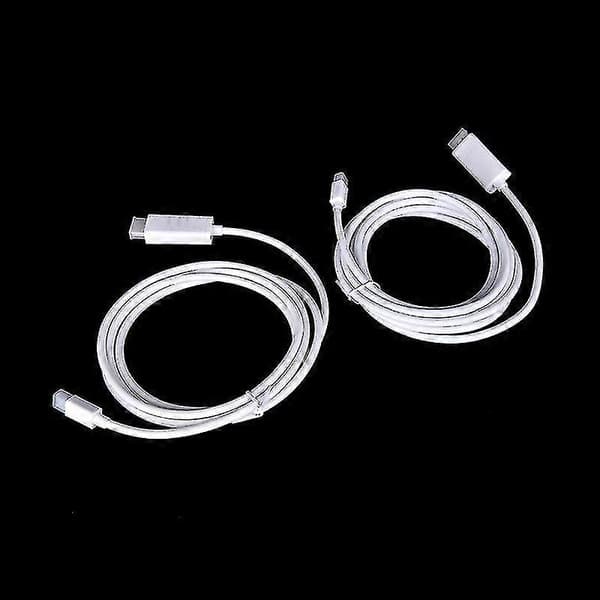 Praktisk Thunderbolt Mini Displayport Dp Til HDMI Adapterkabel Til Mac Macbook