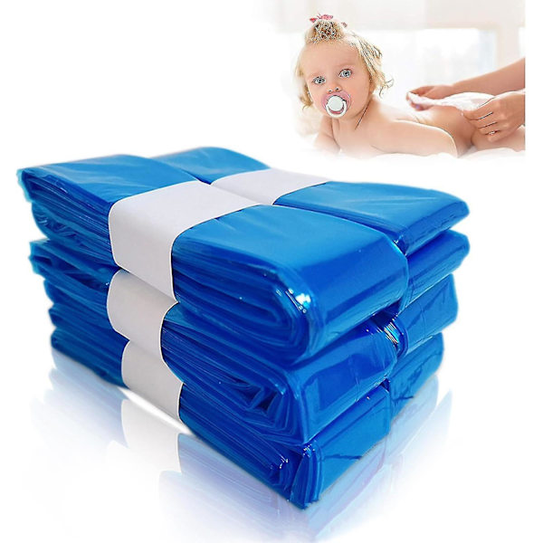 6/10 stk bleiebøtte-refiller, maksimal kapasitet på 280 bleier, bleieposer som er kompatible med Angelcare, Tommee Tippee og Spross refillkassetter 10pcs