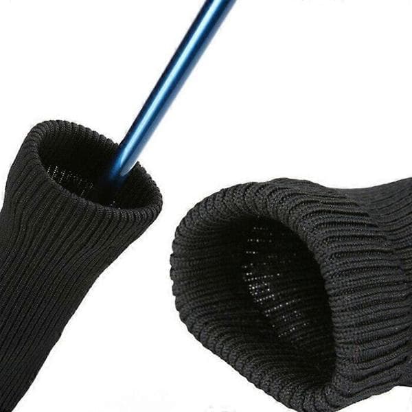 Utendørs golfkøllehodebeskyttere for woods lange utskiftbare golfhodebeskyttere 3 stk/sett Blue