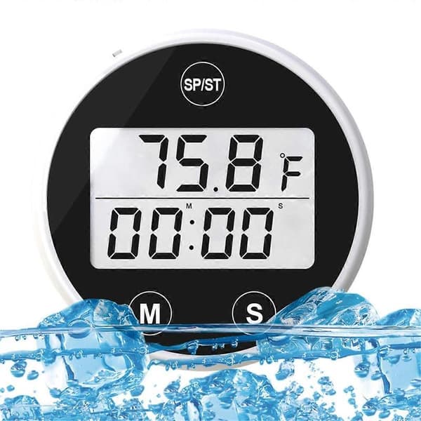 Digitalt isbadtermometer Vannbadtermometer med digitalt display Vanntett Cold Plunge Floa