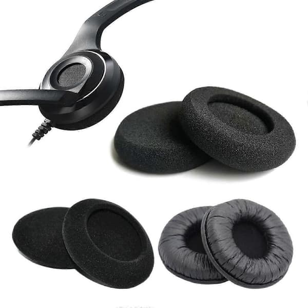 Udskiftningsørepuder til PC230 PC8 PC-230 PC-8 hovedtelefoner - Bløde sorte puder reparationsdele Frog leather model