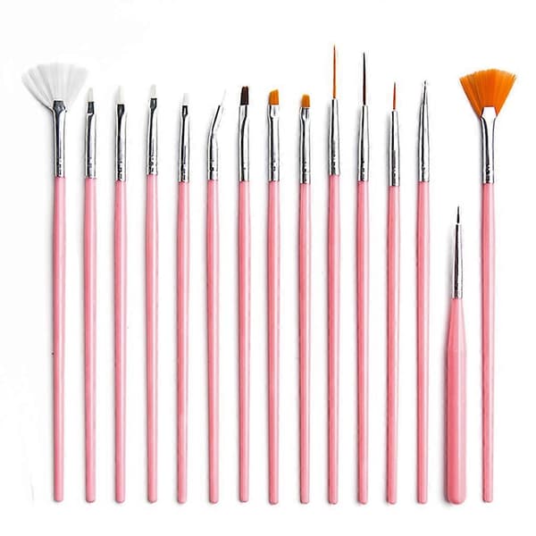 41 delar Graffiti DIY Hook Line Sminkpenslar White