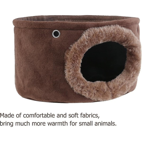 Hanging Cuddly Hut For Small Pets Such As Squirrels, Chinchillas, Guinea Pigs, Rats, Mice