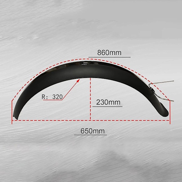 26/20 x40 Pyörän Lokasuojat Paksu Renkaat Mud Guards Lokasuojat Sarja BMX Taittuva Lumi E-Pyörä Polkupyörä MTB Pyöräily Tarvikkeet-Yvan