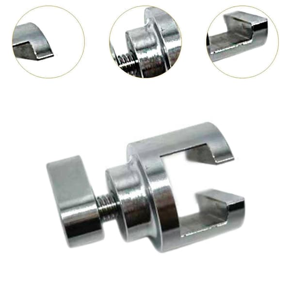 Dekkfjerner Trekke Tab Adapter Slide Hammer Dekkfjerner for Bil Silver 1.8 cmx0.75 cm