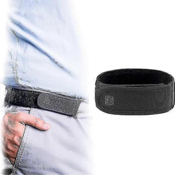 BeltBro Titan Elastisk Bælte Uden Spænde Til Mænd Passer Til 1,5 Tommer Bæltestropper Komfort S Black