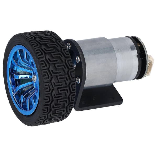Koder Motor Sett Kit 6mm Aksel med Monteringsbrakett for Smart Bil Robot DIY DC6V JGB37-520 200RPM