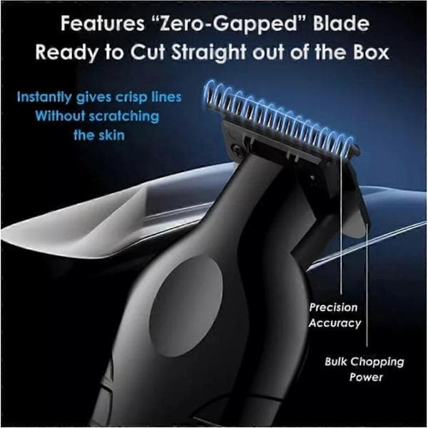 Blackout Trimmer Plus Zero Gap, Barbers Blackout Trimmer Premium Zero-Gapped Green