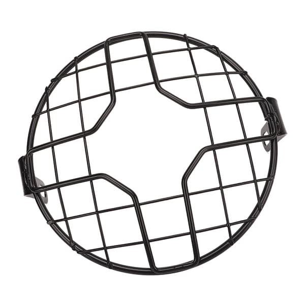 Motorcycle Headlight Guard Grill Headlight Mesh Grill Cover Universal for Motorcycle with 6.5 inch Headlight Section