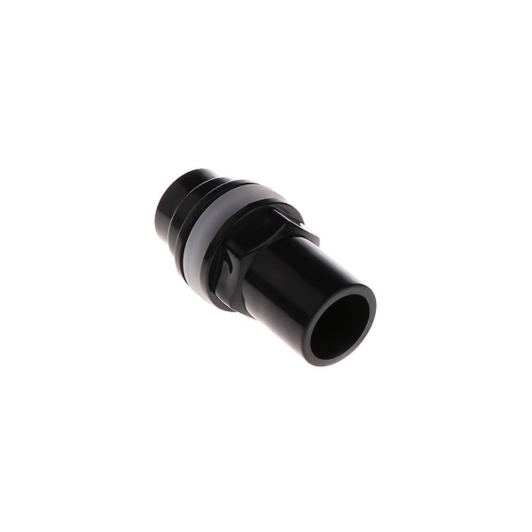 Akvaarion putki PVC-liitin vesisäiliöiden tulo- ja poistosuodatintarvikkeisiin Black - inner diameter 25mm