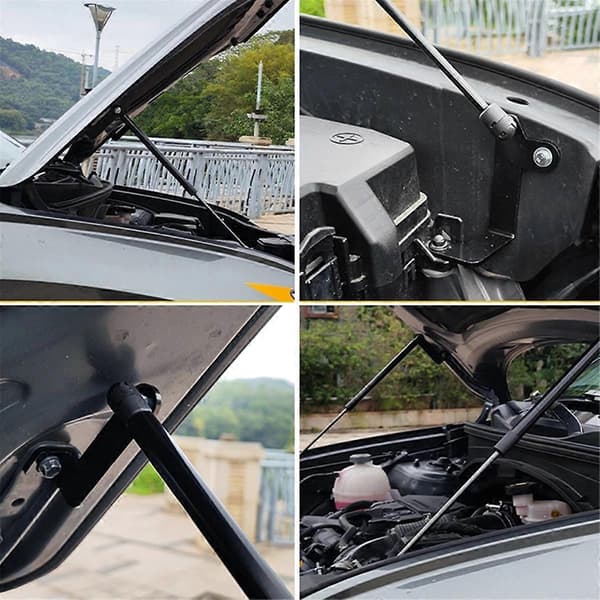 For NX4 2022-2023 Bil Front Panser Hette Løftestøtte Black