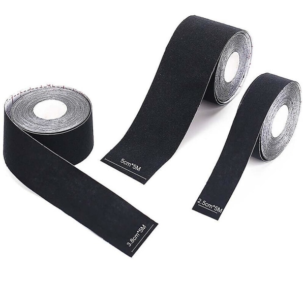 Brysttape Cover Brystbeskytter Booby Lift Push Up Usynligt Sticker Sort Black S - 2.5CM x 5.0M