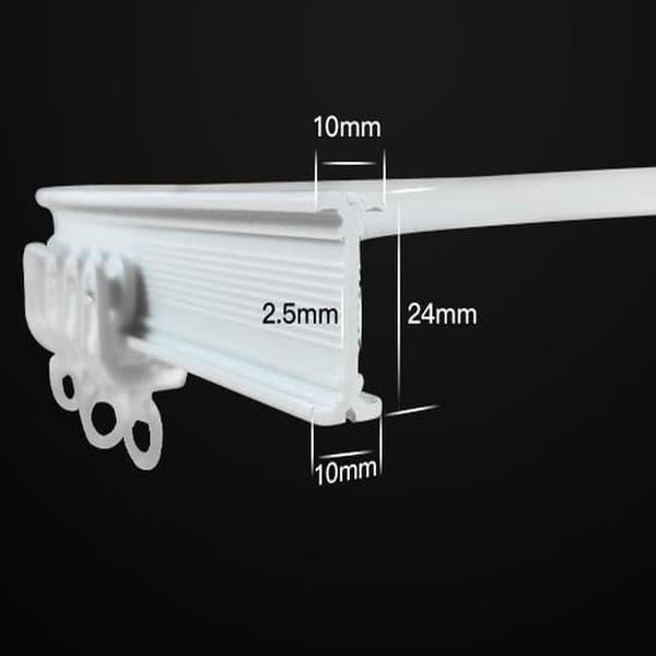 Flexibel och böjbar gardinskena 1 meter 1-pack 1 meter 1-Pack