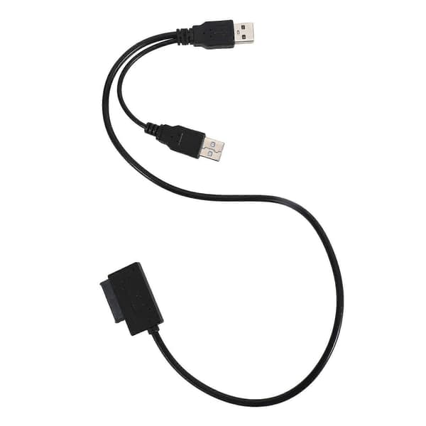 Slim Sata Kabel Usb 2.0 Til 7+6 Ekstern Strøm Til Laptop Sata Adapter