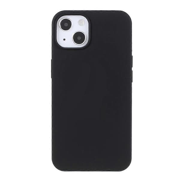 Skal för iPhone 15 Solid Silikon Stötsäkert Telefonskal Black Black