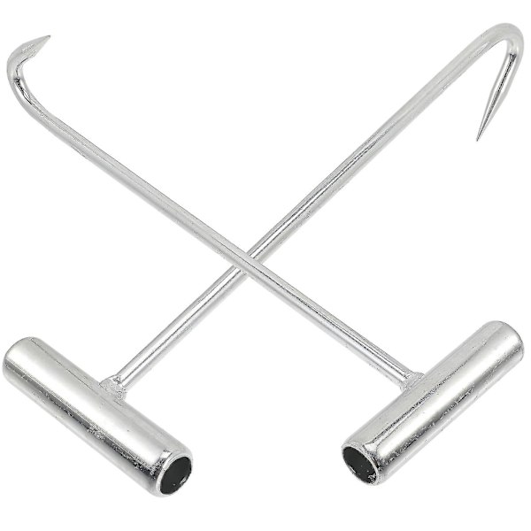 2 kpl Xtool -kaivonkannen nostokoukkuja - oven nostokoukku - kaivonkannen nostin - viemäriluukun nostokoukut
