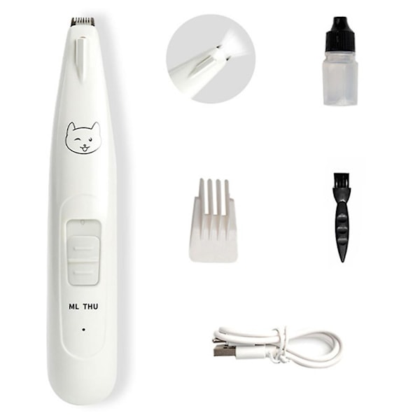 Hundens Tassar Grooming Clipper Kattens Tassar Hårtrimmer Laddningsbar Sladdlös