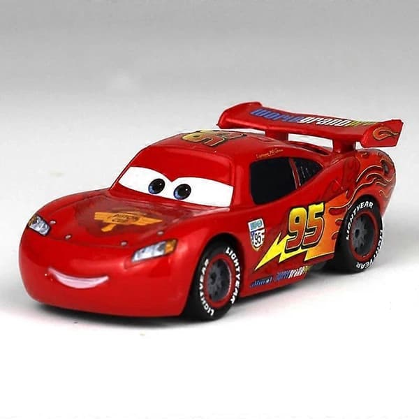 Støpt Lekebilsett - Traktor, Sheriff, Racing & Klassiske Modeller Samling Lightning McQueen