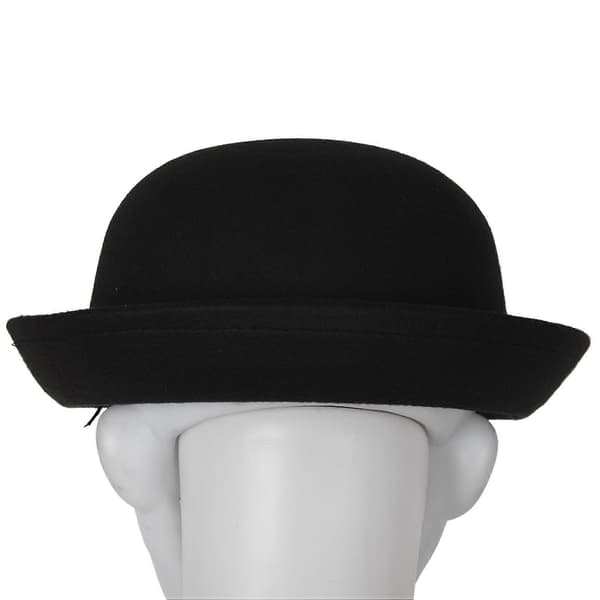 1-pak Melon Bowlerhat Bowlerhat Bowlerhat Filthat Chaplinhat Ridehat (Sort)