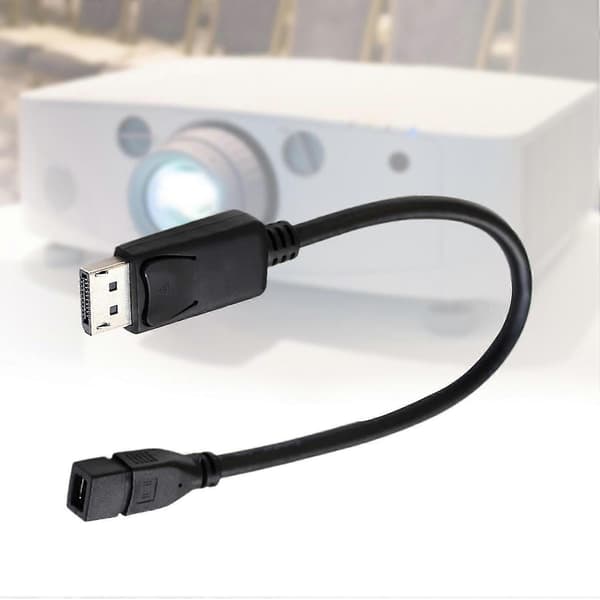 Bærbar Mini DisplayPort for Thunderbolt 2 hann til hunn DP-omformeradapter