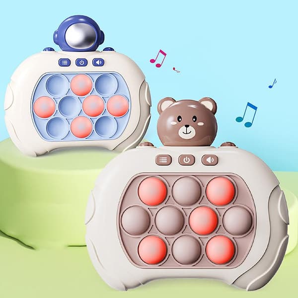 Pop It Spil - Pop It Pro Lysende Spil Hurtig Tryk Fidget Spil Blue