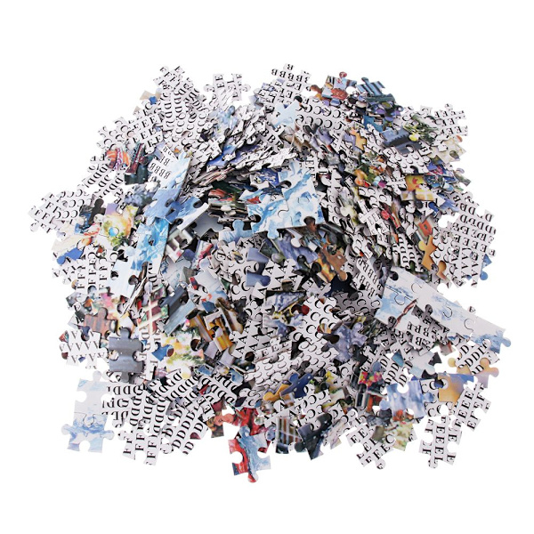 1000 brikker julepuslespil Xmas Cities Paper Jigsaw