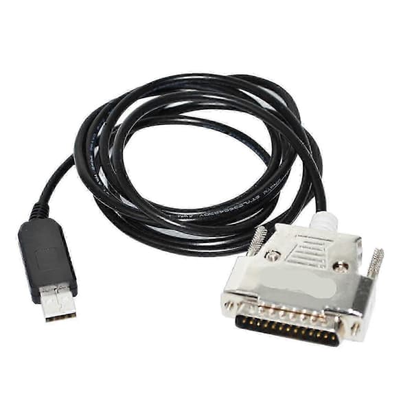 USB til DB25 Han RS232 Serielkabel, 5m D-Sub 25-benet Adapter til Seriel Kommunikation