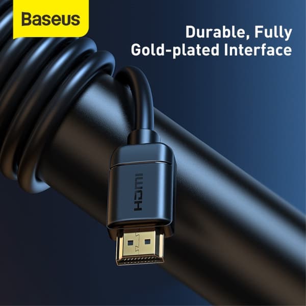 Baseus 5m 4K HD HDMI - HDMI Kabel Sort size 249