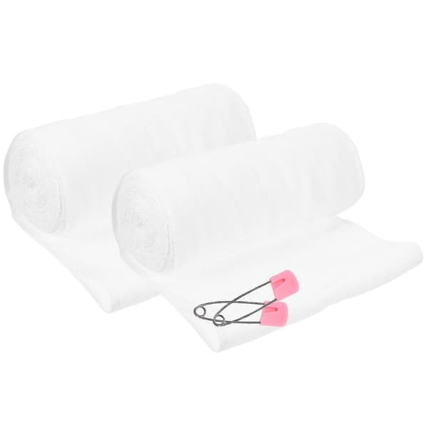 2 ruller med postpartum magebelte gasbind bomull magebelte restitusjon mageinnpakning