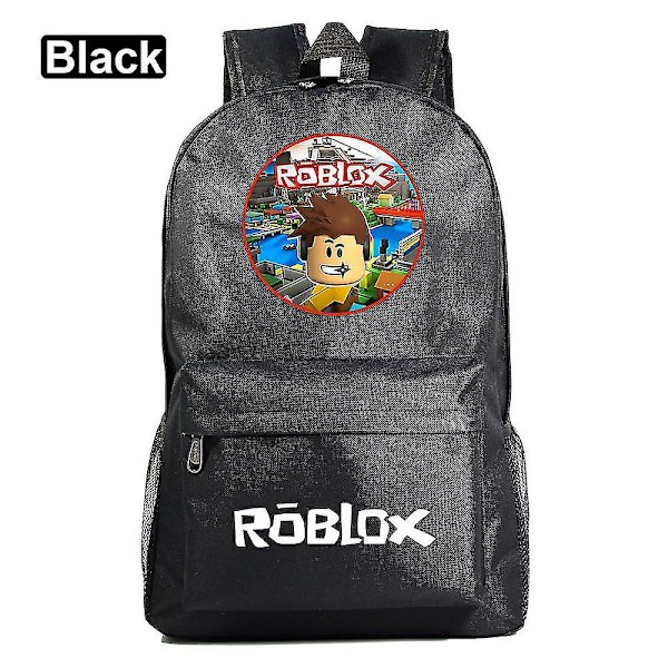 Roblox Ryggsäck för tonåringar, barn, pojkar och barn Skolväska, Unisex Laptop Ryggsäckar - Resväska Axelväska