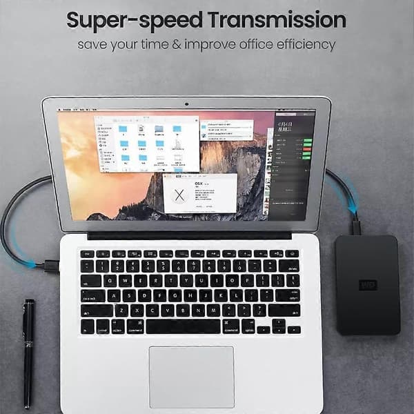 UGREEN 10354 0,5m USB-A Hann til 5-Pin Mini-USB Hann Ladekabel Datakabel for Digital