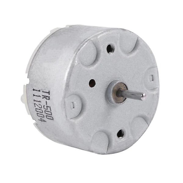 4x Rf-500 Tb-12560 Dc 1.5 - 12 V 2700 U / Min Joutokäyntinopeus 32 Mm Halkaisija Dc-moottori Hopea