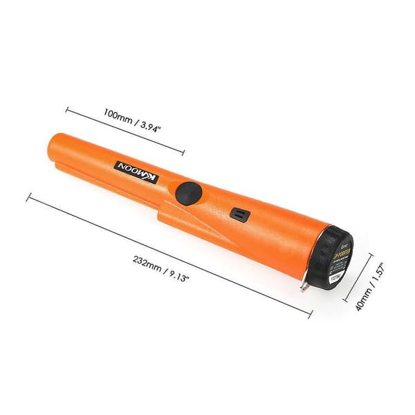 Pinpointer Metaldetektor Bærbar Pin Pointer Skattejagt Værktøj Orange