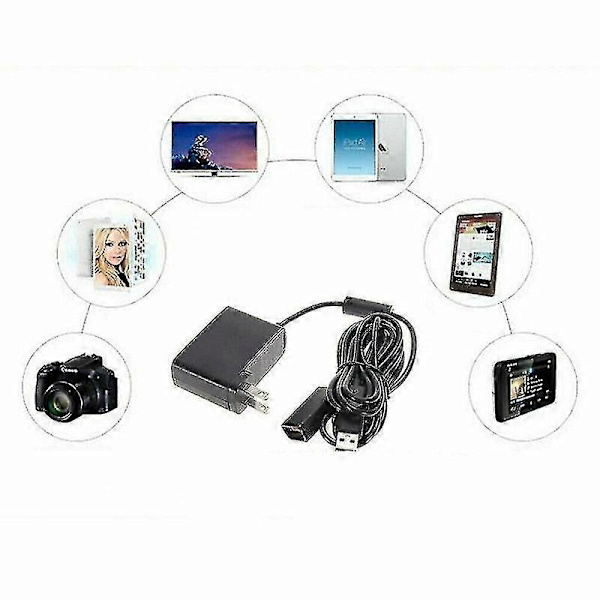 ZRUXE Usb Ac Adapter Strømforsyning Til Xbox 360 Xbox360 Kinect Sensor Kabel