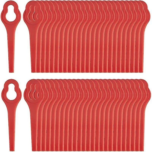 Pack Of 50 Blades Compatible For Ferrex Aldi Far 20-i Edger, Replacement Blades For Ferrex Cordless Edger