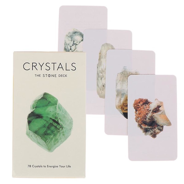 The Stone Crystals Deck Crystal Stone Oracle Card Board Game Card Game