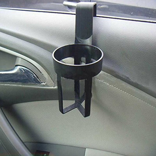 Svart bil lastbil tuning dricka vatten flaska burkar kopphållare auto dörr montera stativ universell inredning delar gadget biltillbehör|dryckeshållare|