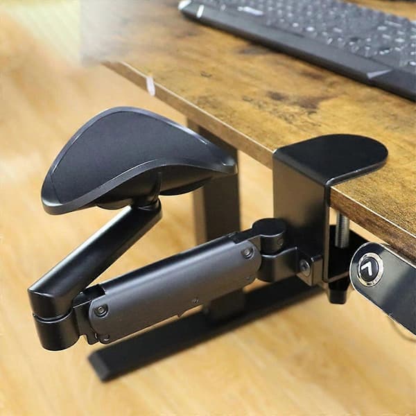 Ergonomisk armlen håndleddsstøtte for skrivebord, datamaskin armlenbrakett for stol, musematte armlenbrakett konsoll