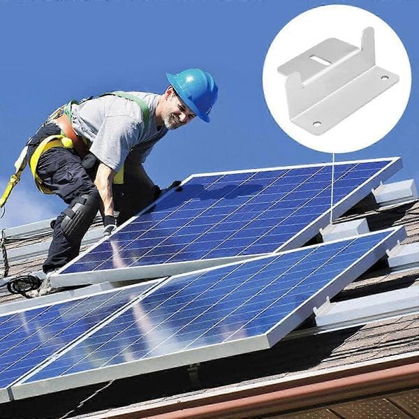 Solpanel monteringsbeslag Solpanel Z-beslag til autocampere, både, væg