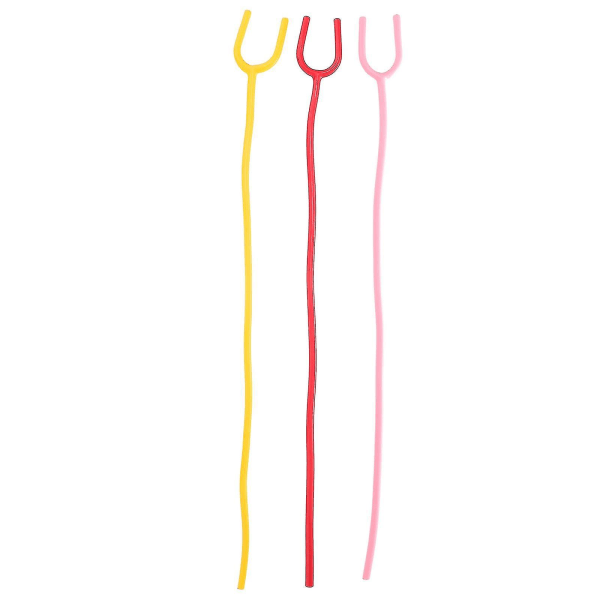 3 stk stetoskopslange Stetoskop Y-formet rørforlengelsesslange (tilfeldig farge)